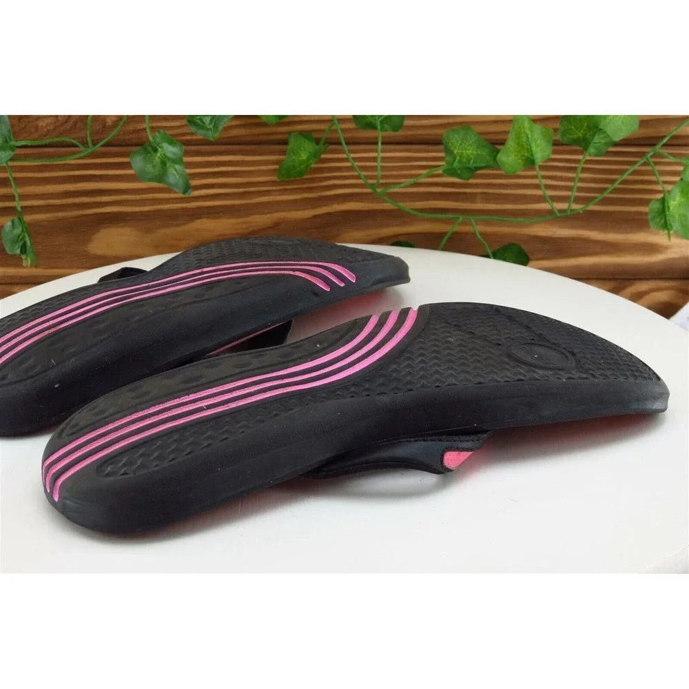 adidas Youth Girls Shoes Size 6 M Black Flip Flop Synthetic‎